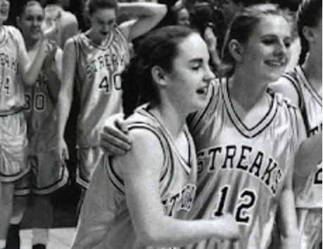 Former Silver Streaks Molly Watson, left, and Sara Wood.