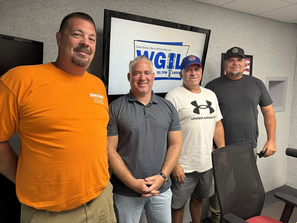 Organizers of the Galesburg Labor Day Parade, from left: Devin Wagy, Jeff Maher, Randy Bryan and Jeremy Hodges. 