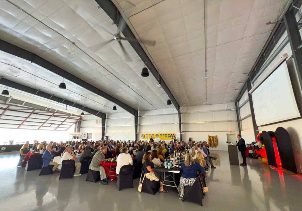 The Galesburg Area Chamber of Commerce recognized excellence and innovation within the local business community at its annual awards dinner Thursday at the Stearman Hangar at Harrel W. Timmons Galesburg Regional Airport.