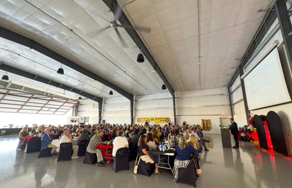The Galesburg Area Chamber of Commerce recognized excellence and innovation within the local business community at its annual awards dinner Thursday at the Stearman Hangar at Harrel W. Timmons Galesburg Regional Airport.