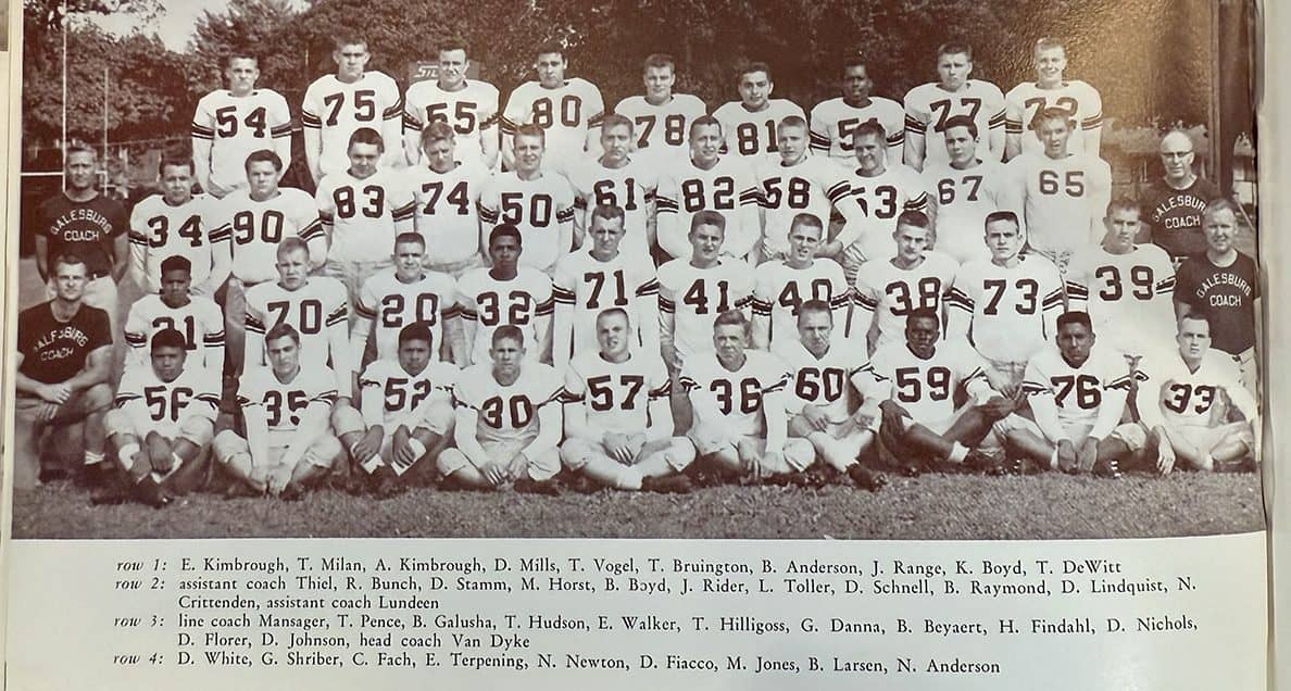 1956 Galesburg Silver Streaks football team