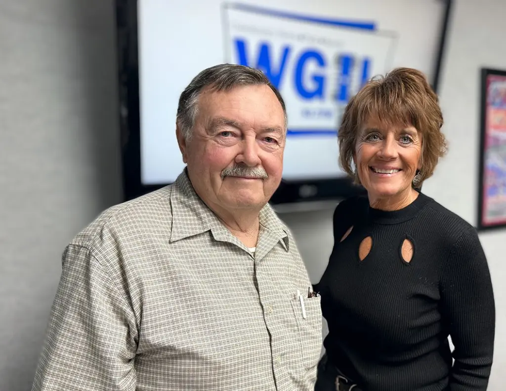 Martin Reichel and Pam Perkins from Galesburg Sunrise Rotary.