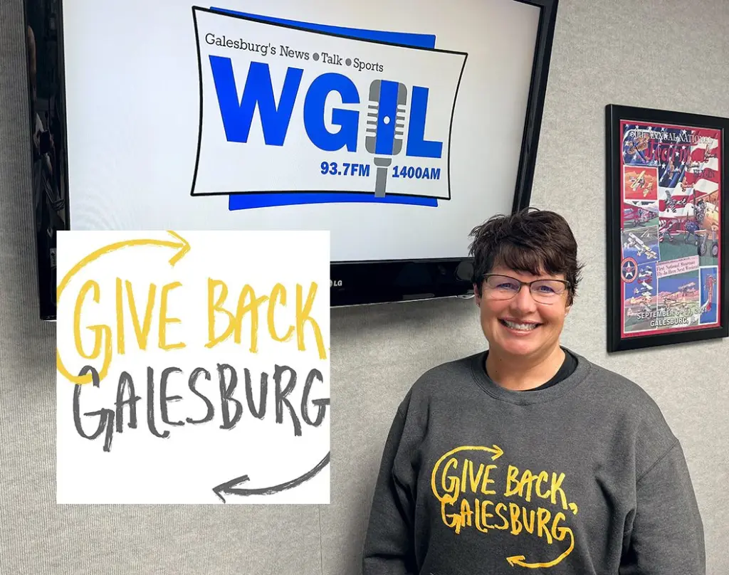 Laurie Aten, with Give Back, Galesburg.