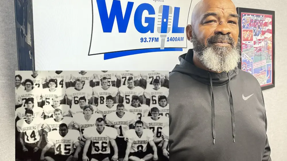 Jerry "Buddy" Cato, GHS Class of 1992 and star fullback on the 1991 Silver Streaks hall of fame and state playoff football team. Jerry is No. 45 in the front row.