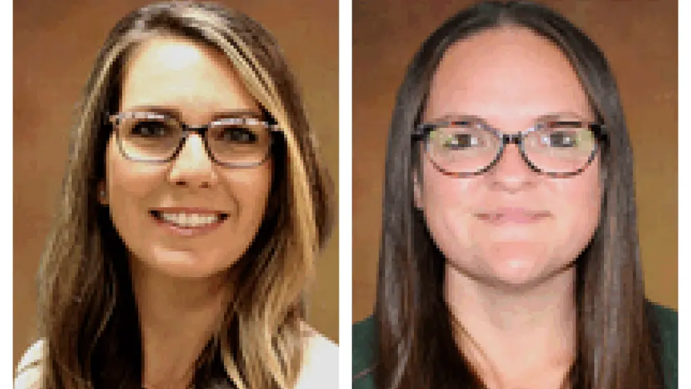Alison Kerans, left, and Amber Wold