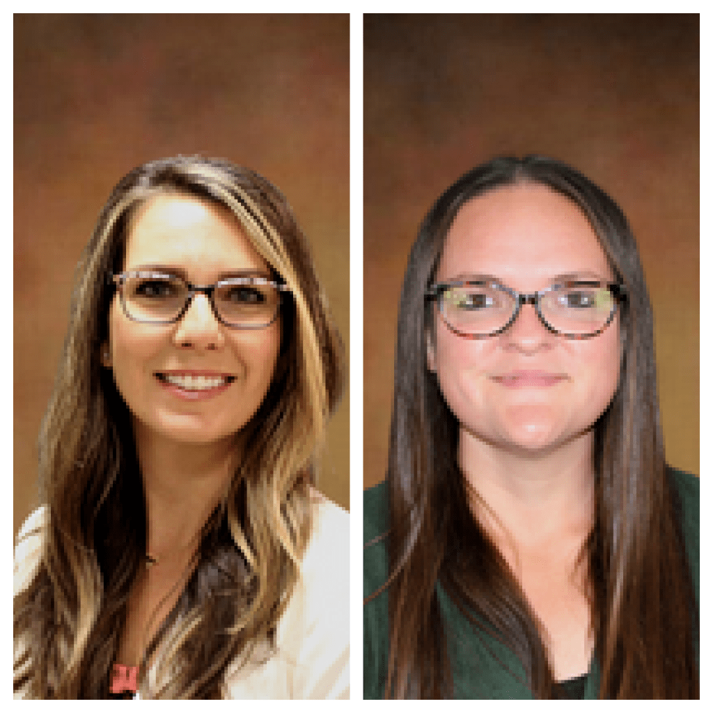 Alison Kerans, left, and Amber Wold