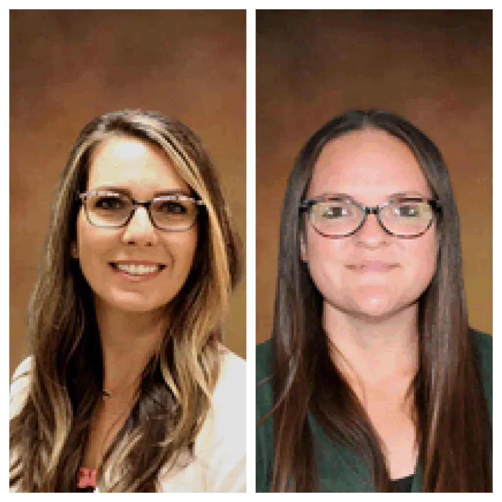 Alison Kerans, left, and Amber Wold