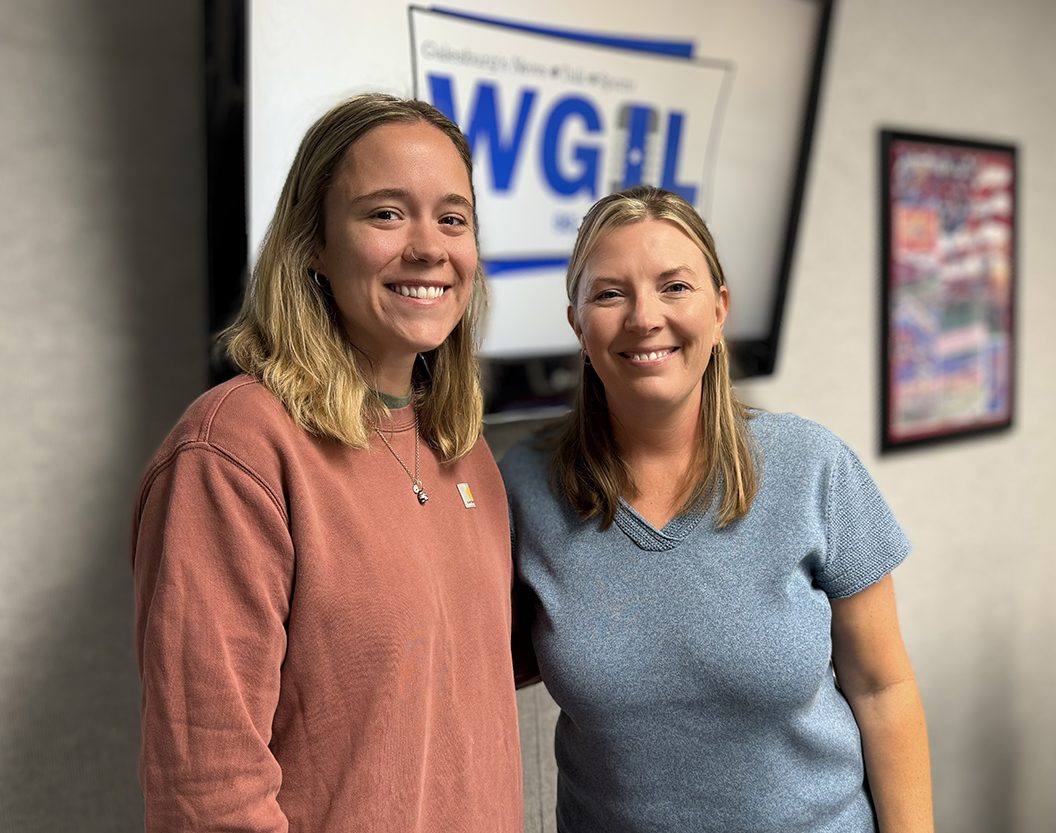 Katie Ingle, left, and Kara Downin with Knox County Soil and Water Conservation District. 