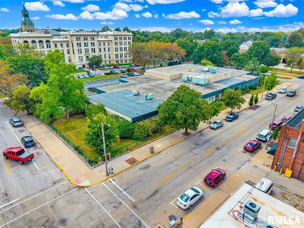 The former Galesburg Public Library building at 40 E. Simmons St., now on the market after sitting vacant for more than a year.