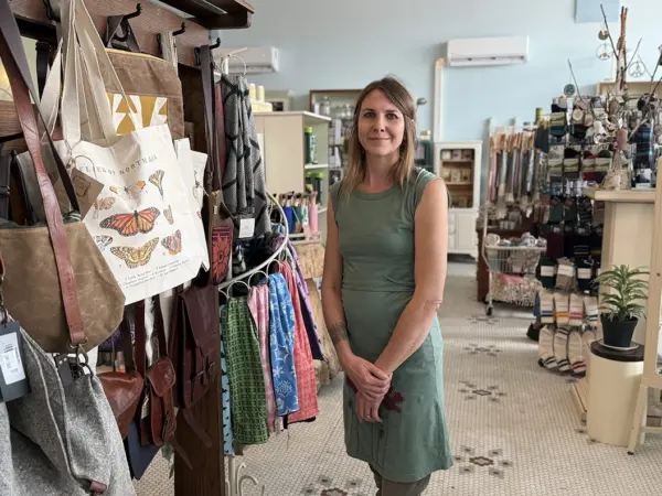 Hillary Anderson, owner of Sanctuary on Seminary, 172 S. Seminary St., Galesburg. (JAY REDFERN/WGIL)