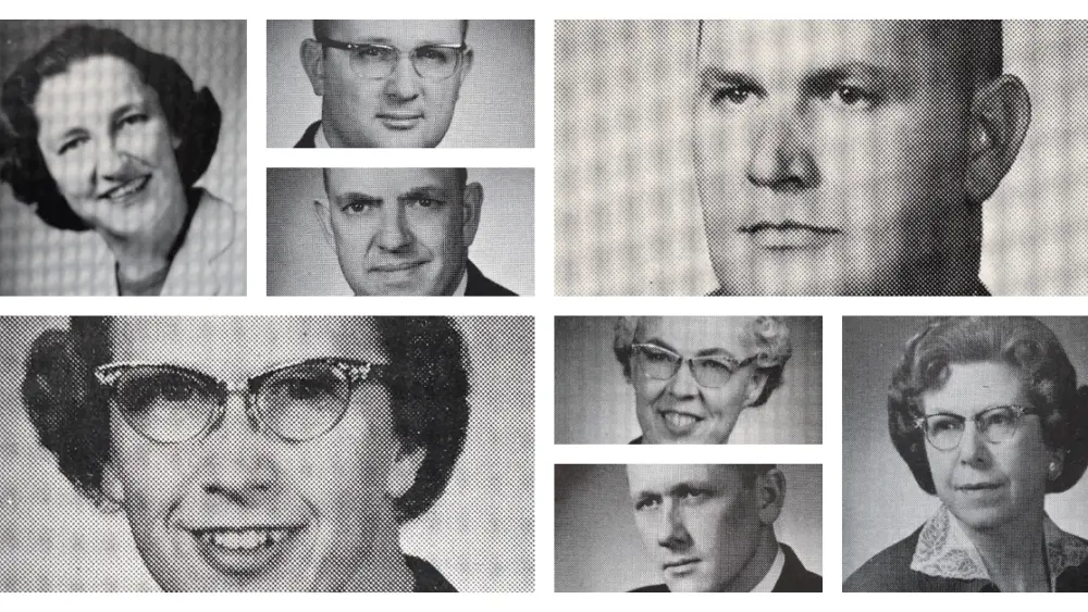 Massey Quiz #18: Can you name these 25 Galesburg High School faculty members from the 1960s?