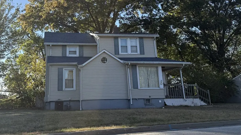 The residence at 30 N. Soangetaha Road where Georgette Evan Rodrigues was found dead Sunday.
