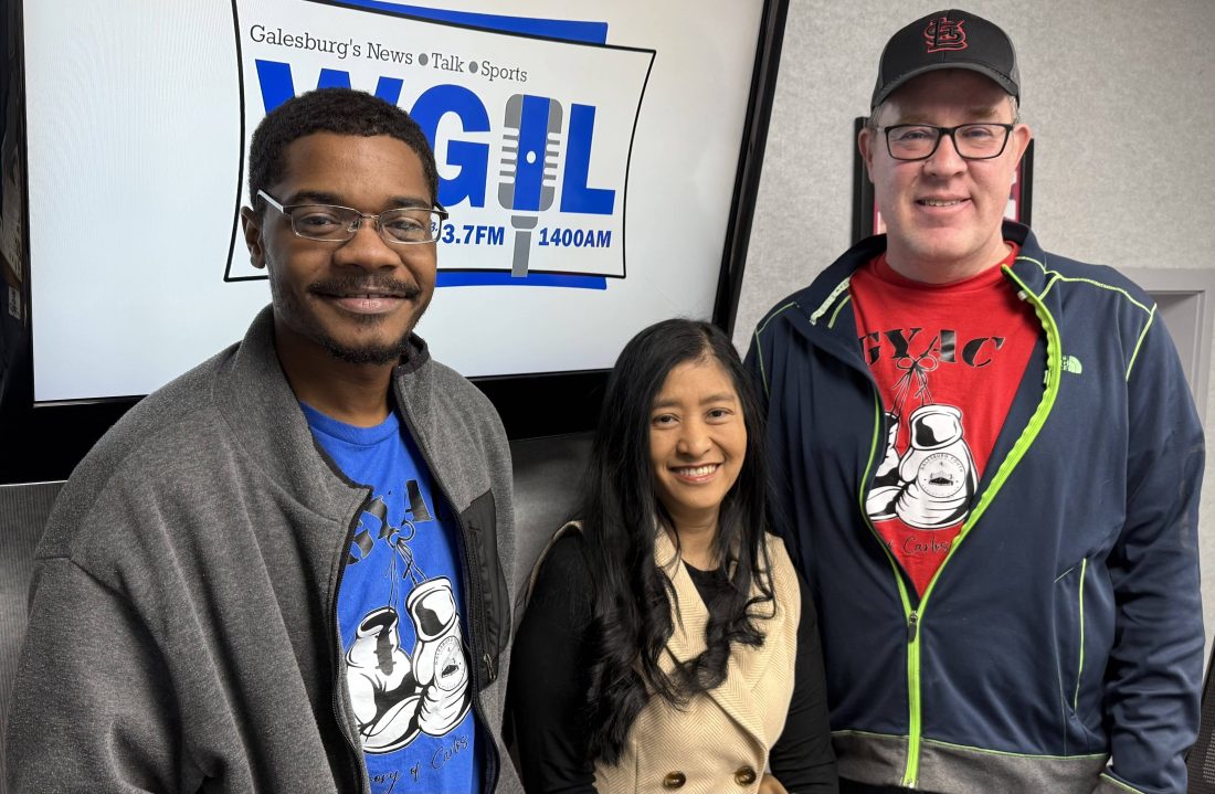 L-R: Jordan Mack, Shirley Chu and Rich Norton. (WGIL)