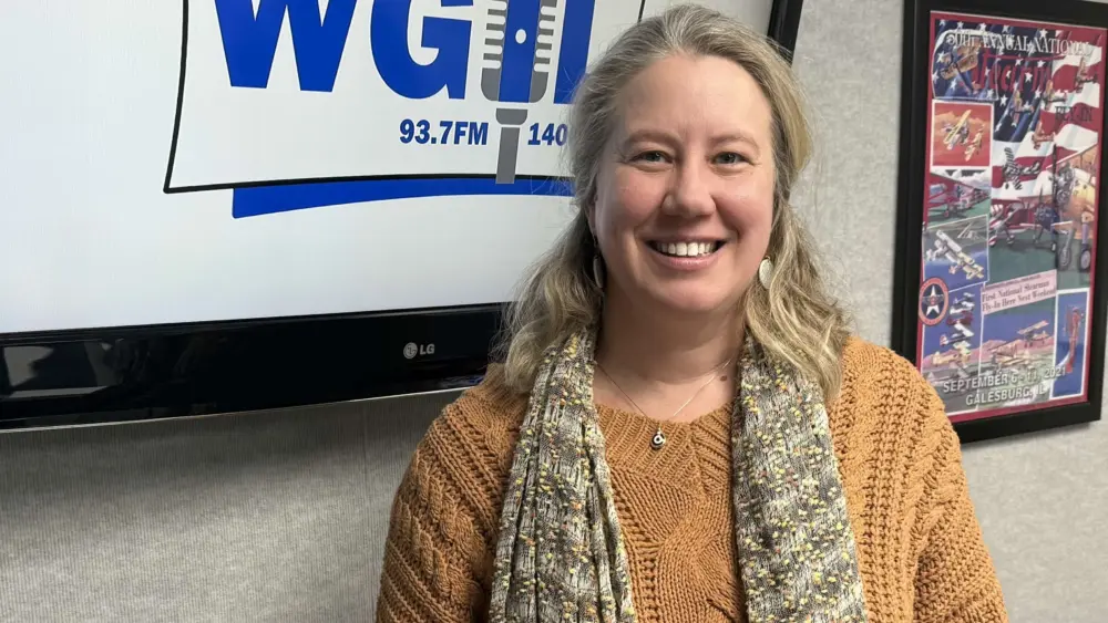 Tuesday Cetin, Executive Director of the Galesburg Community Arts Center