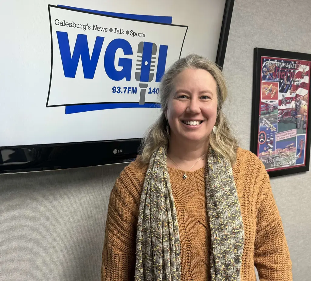 Tuesday Cetin, Executive Director of the Galesburg Community Arts Center