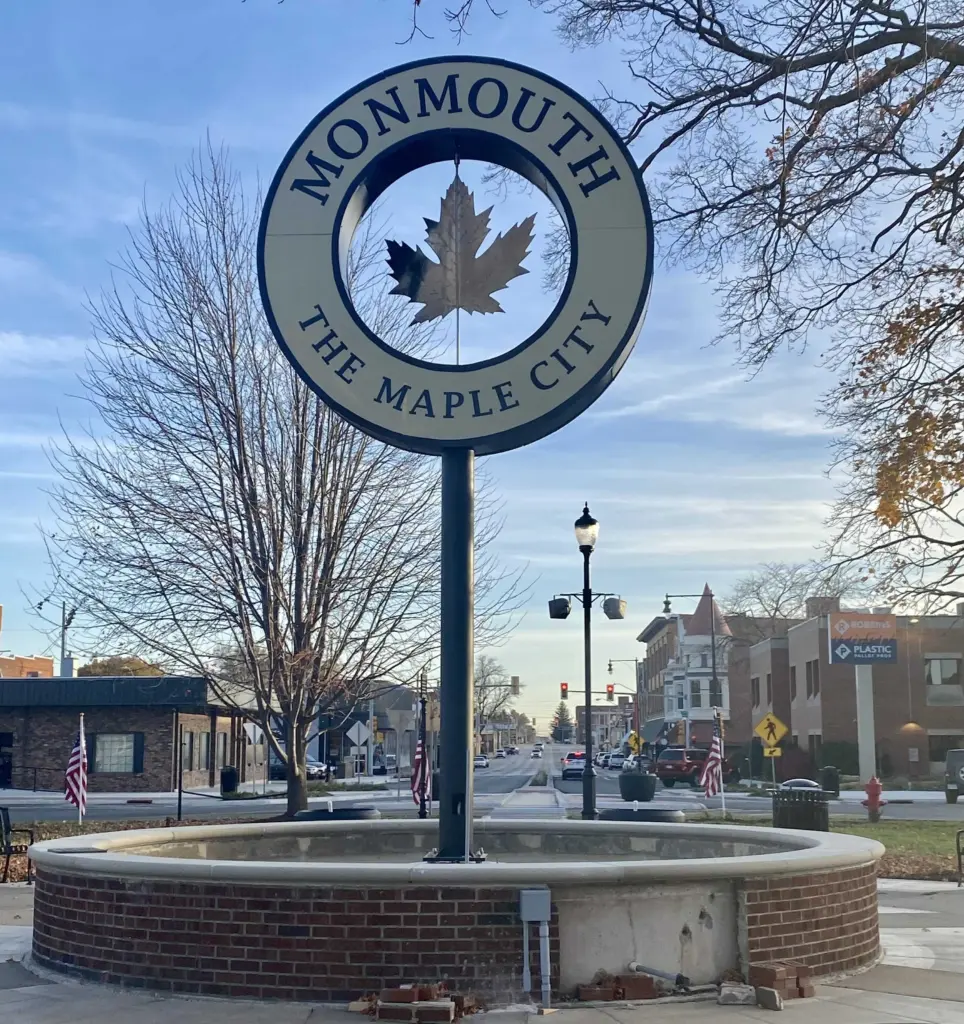“The Maple City” stands proud at the heart of Monmouth’s decade-in-the-making streetscape project, funded in part by $3 million from Rebuild Illinois. 