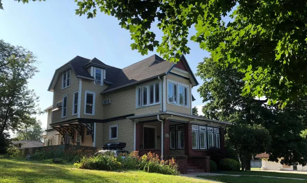 The Webster Family Home, now occupied by Heather and Michael Acerra, at 325 N. Prairie St. in Galesburg (Photo courtesy Heather Acerra)