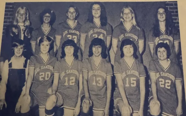 1975-6 Carl Sandburg Women’s Basketball Team