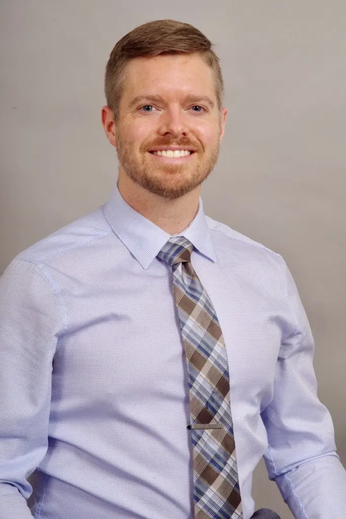 Dr. Craig Wilson, orthopedic surgeon at OSF HealthCare St. Mary Medical Center and Great Plains Orthopedics in Galesburg, smiling in professional portrait.