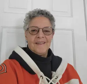 Current portrait of Jodie Prina, Galesburg High School Class of 1974 girls basketball standout