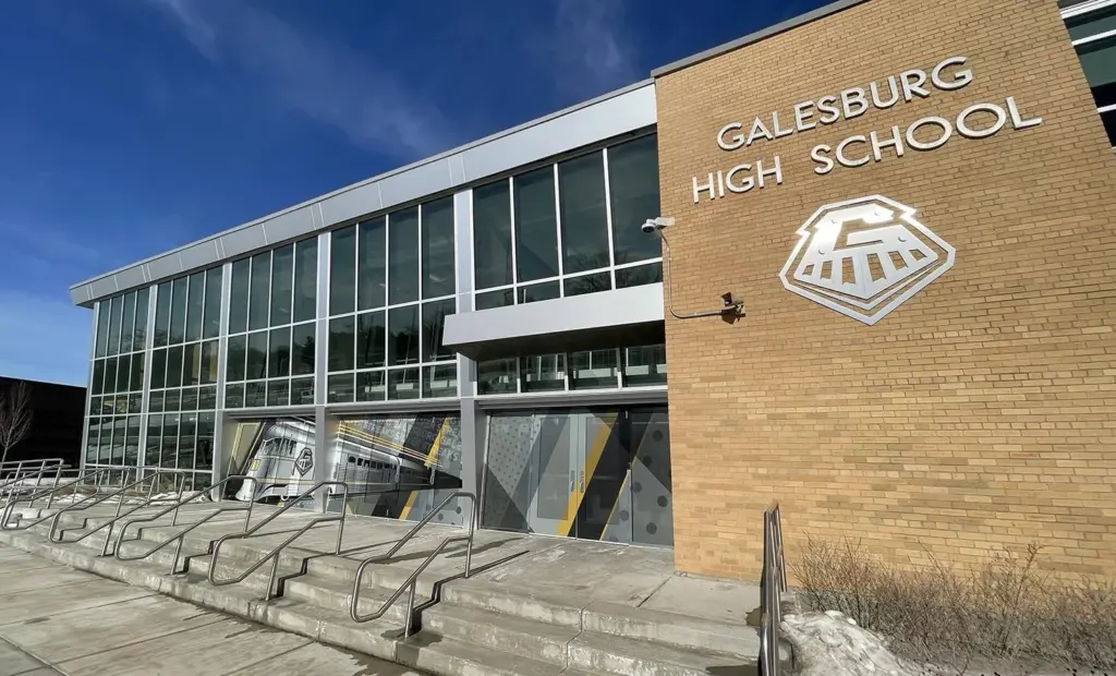 Exterior view of Galesburg Junior/Senior High School