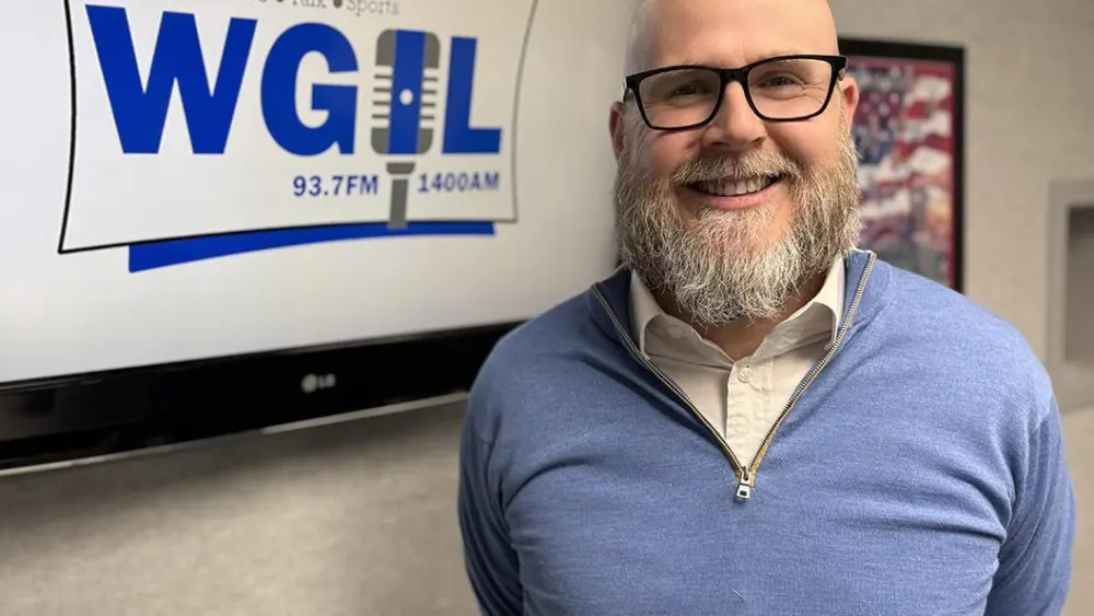 John Asplund, Superintendent of Galesburg District 205, during WGIL interview