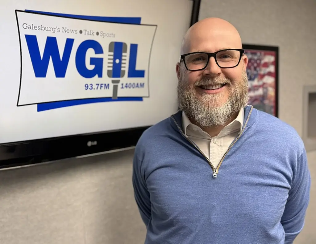 John Asplund, Superintendent of Galesburg District 205, during WGIL interview