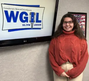 Sarah Smith, new Galesburg Tourism Director, on WGIL Galesburg's Morning News.