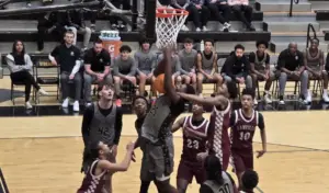 GHS boys basketball team vs Danville at the 2026 Martin Luther King Tournament