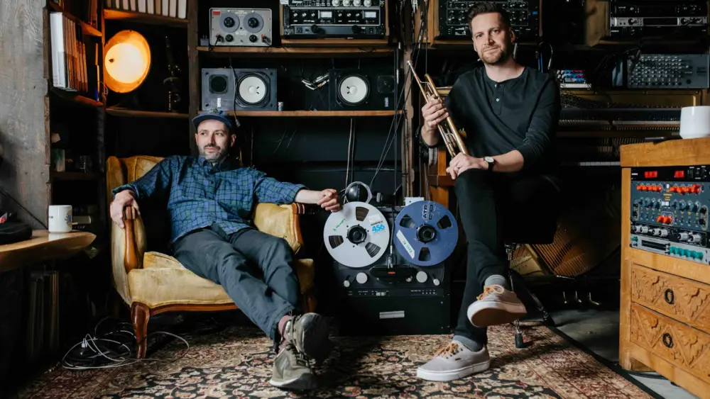 John Raymond and Sean Carey of Shadowlands, featured in Knox College Jerome Mirza Jazz Residency preview on WGIL.