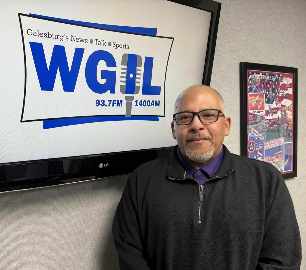 Adam Gonzaga, new head football coach at Knox College, during Galesburg’s Morning News interview.