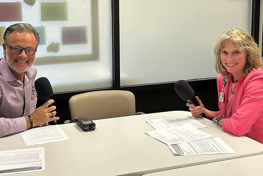 Chris Postin and Chris Willis for healthy New Year health interview on podcast.