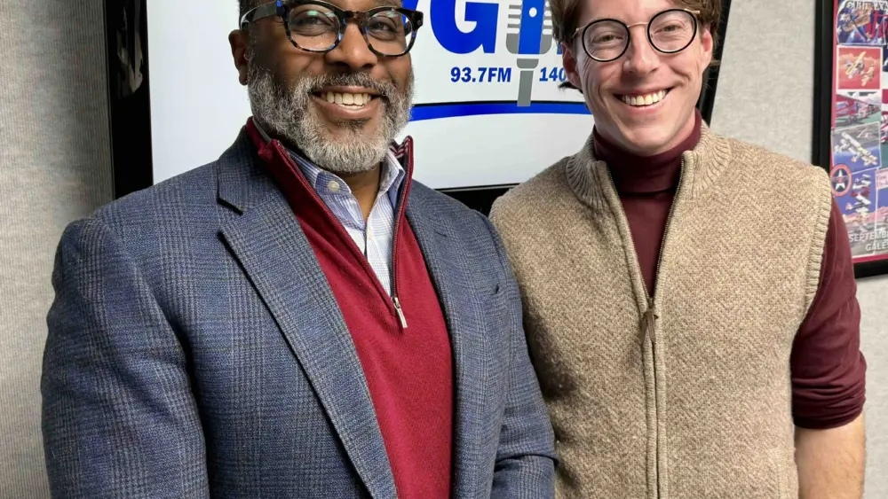 Knox College leaders discuss Cornel West and Robert P. George event on fruitful disagreement at Central Congregational Church in Galesburg.