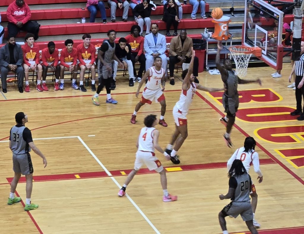 GHS boys basketball team playing Rock Island. January 2026