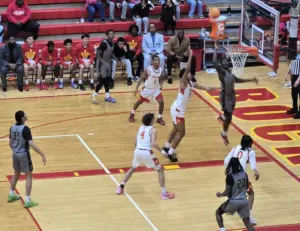 GHS boys basketball team playing Rock Island. January 2026