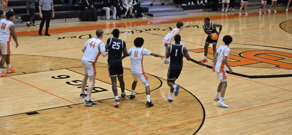 GHS boys basketball team vs. United Township at the Panther Den. January 2026