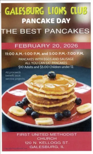 Pancake Day Lions Club 2026