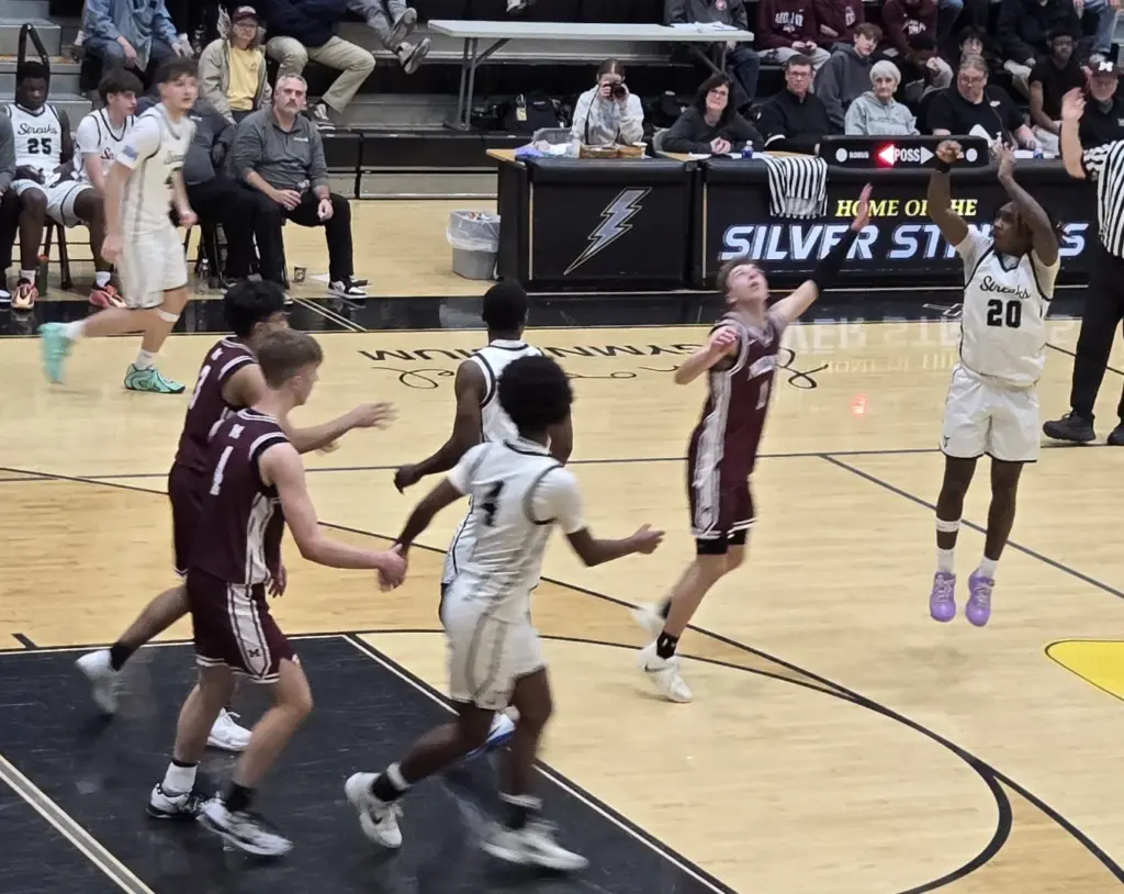 GHS boys baseketball vs Moline. February 2026