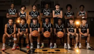 Galesburg Silver Streaks boys basketball team photo 2026