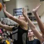 streaks-vs-metamora-1044: Galesburg Girl's Basketball vs Metamora in IHSA Sectional Semi-final on Tuesday, Feb. 24th