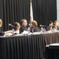 The Illinois Supreme Court held a session on the campus of Western Illinois University in Macomb on Wednesday, March 11, 2026, as part of its tradition of “riding the circuit,” which is meant to make the court more accessible to people in all parts of the state. (Capitol News Illinois photo by Peter Hancock)
