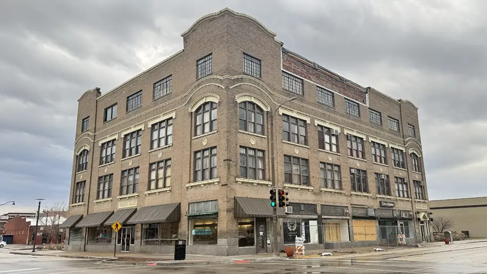 Weinberg Arcade building at 64 S. Prairie Street in downtown Galesburg, Illinois