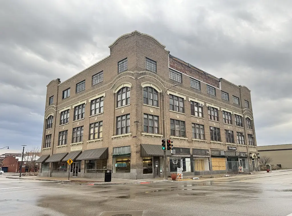 Weinberg Arcade building at 64 S. Prairie Street in downtown Galesburg, Illinois