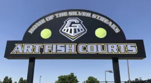 Art Fish Courts at Galesburg High School