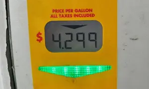 Gasoline climbed at $4.29 a gallon at many retail stations across Illinois. (Capitol News Illinois photo by Peter Hancock)