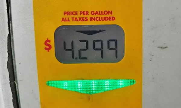 Gasoline climbed at $4.29 a gallon at many retail stations across Illinois. (Capitol News Illinois photo by Peter Hancock)