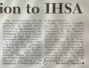 IHSA investigation continuation