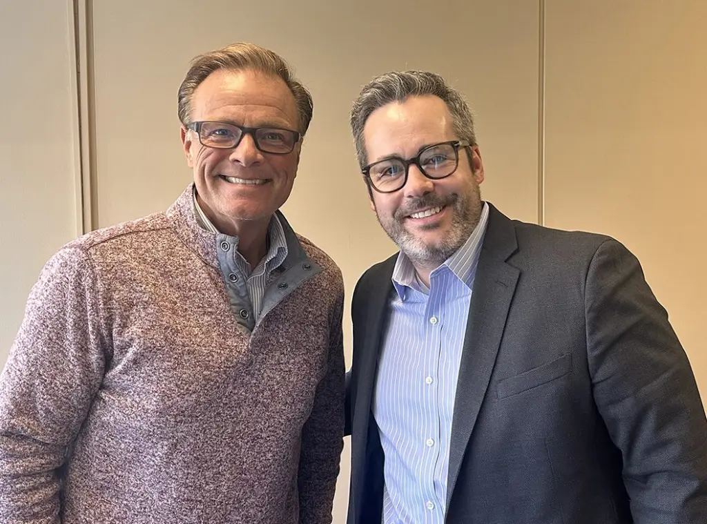 Chris Postin and Zach Yoder at WGIL — Galesburg In Focus, April 2026