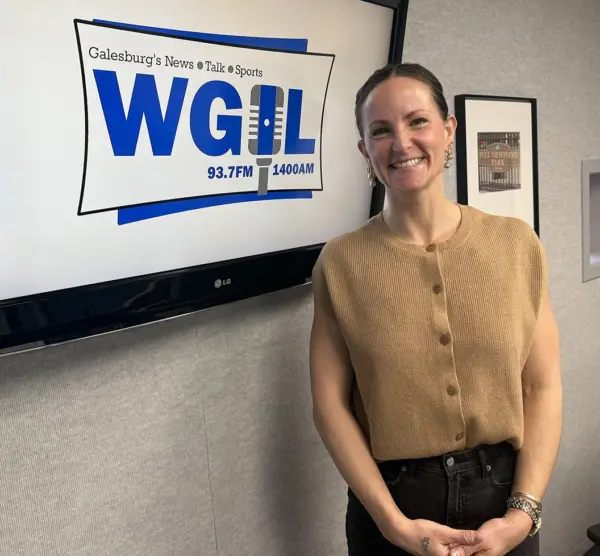 Danielle Hulick Tansel at WGIL studios, April 17, 2026