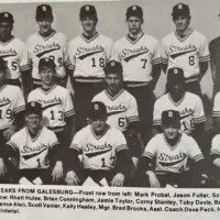 The 1987 Galesburg Silver Streaks baseball team, which reached the IHSA Elite 8.